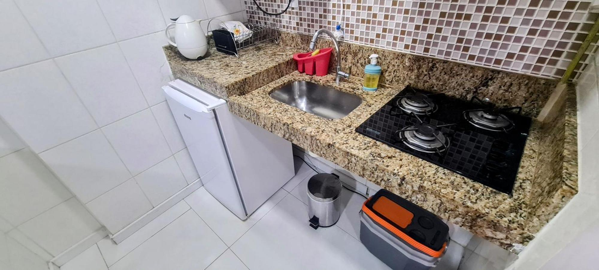 Flat Pasárgada 906, Free Bikes, pé na praia Vila Velha (Espirito Santo) Exterior foto