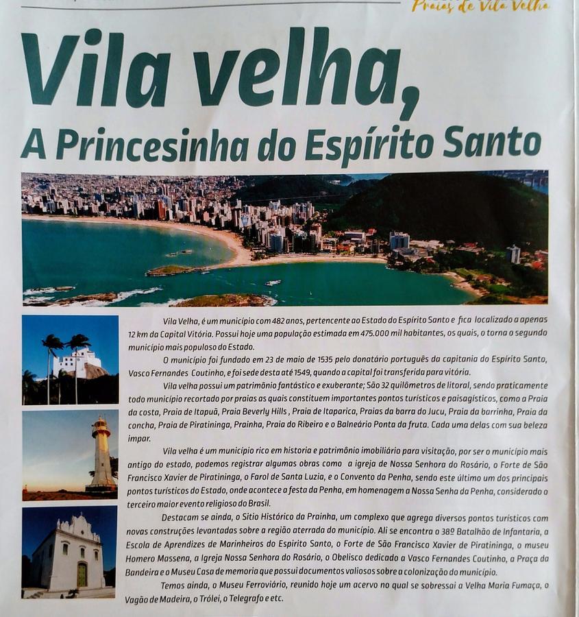 Flat Pasárgada 906, Free Bikes, pé na praia Vila Velha (Espirito Santo) Exterior foto
