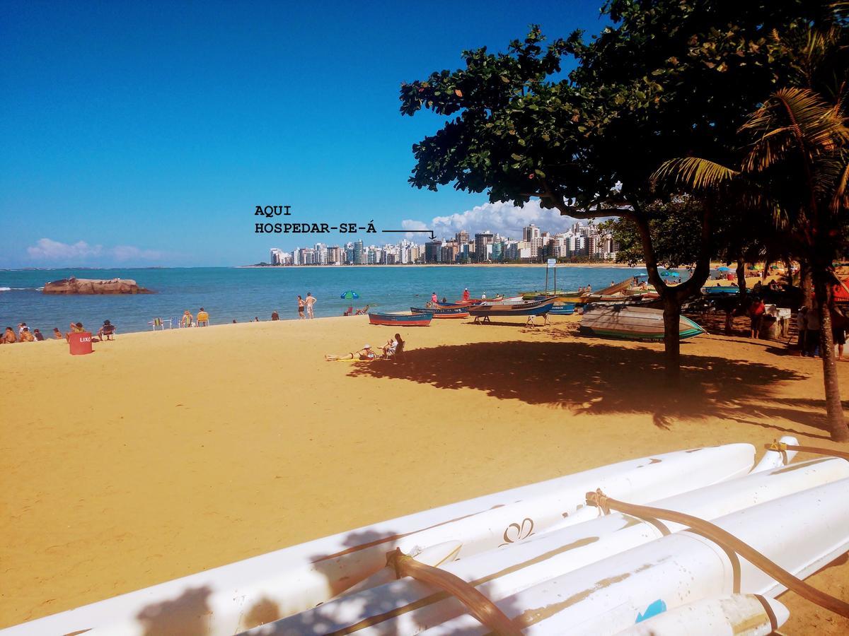 Flat Pasárgada 906, Free Bikes, pé na praia Vila Velha (Espirito Santo) Exterior foto